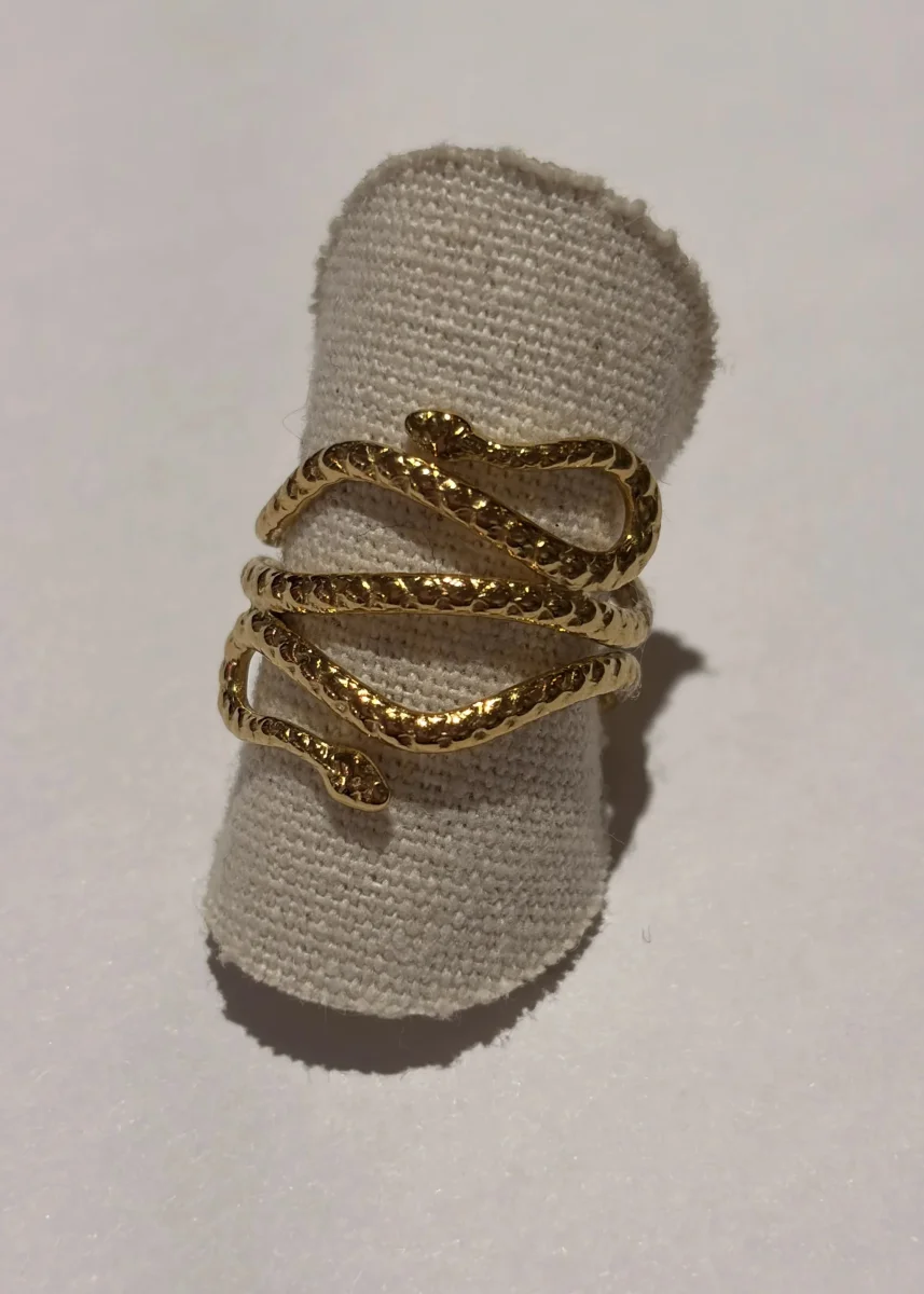 Bague serpent en acier inoxydable