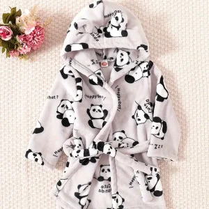 Peignoir de Bain Enfant Éponge D'automne Et D'hiver