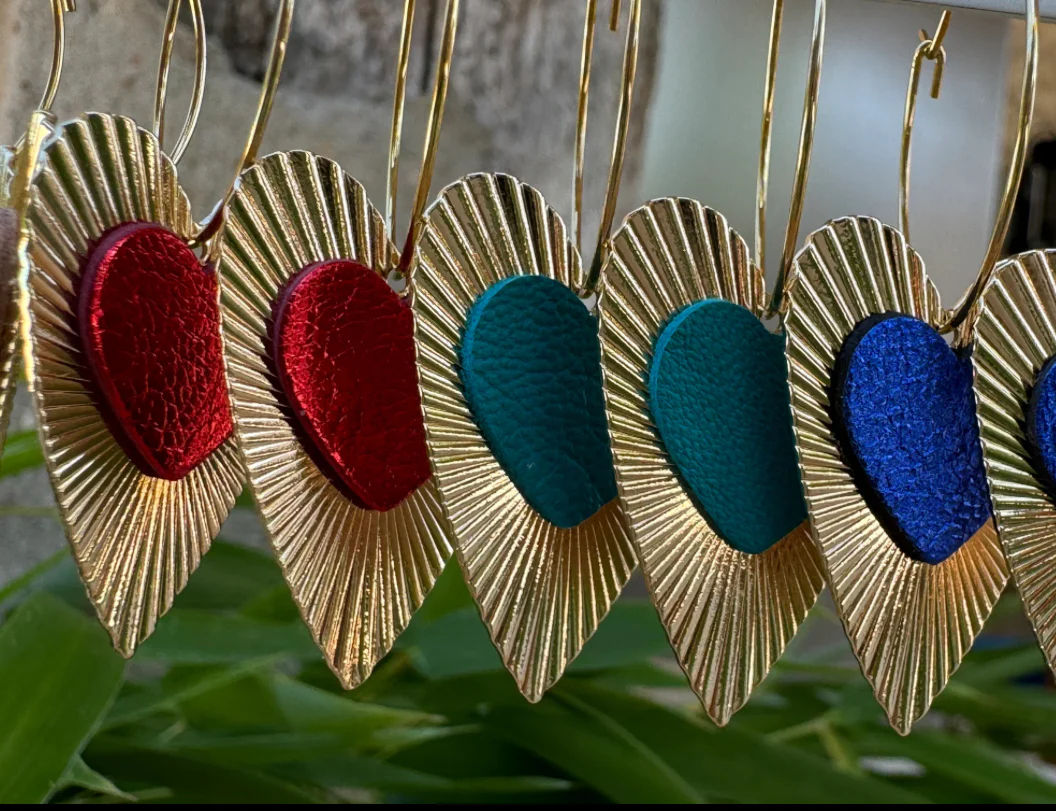 Boucles d’oreilles « Cœur » – Image 2