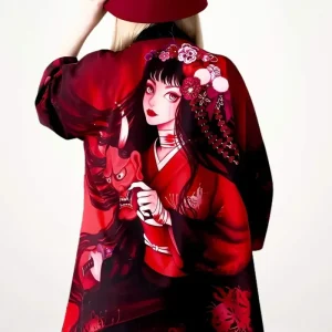 Cardigan Kimono Femme | Esprit Manga Mode