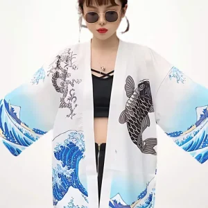 Cardigan Kimono Femme | Street Style Tokyo