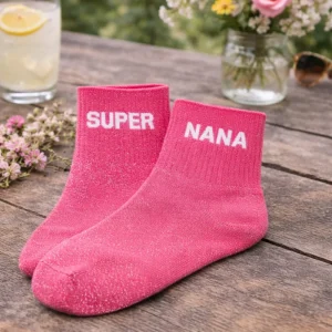 Chaussettes paillettes super nana MONA