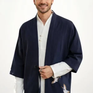 Chemise Kimono Homme | Style Épuré Japonais