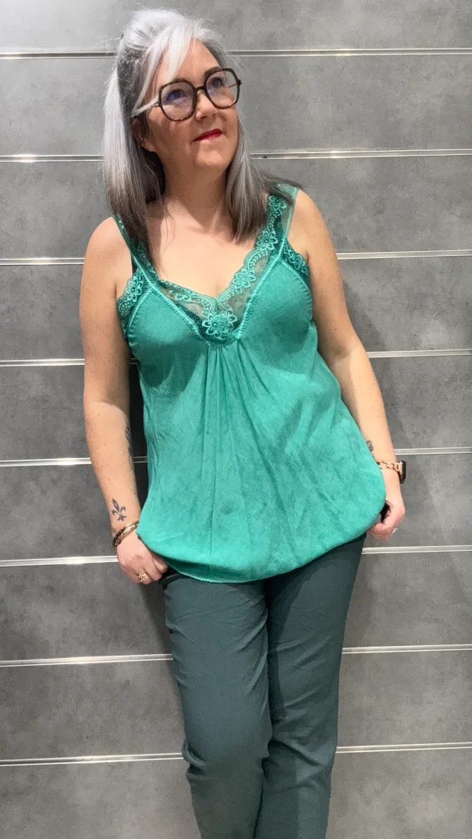 Débardeur dentelle Luis – Image 3