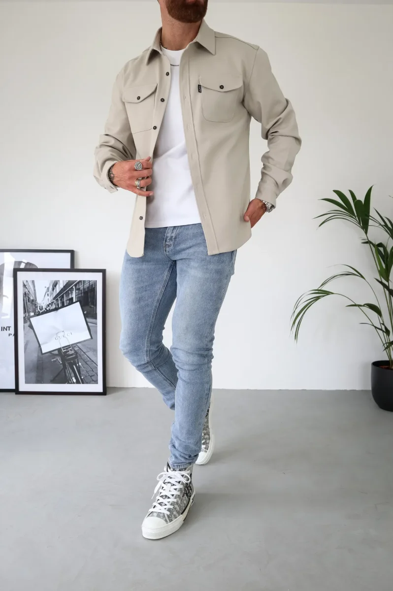 Veste de chemise moderne pour hommes | Chaud – Image 3