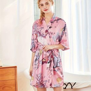 Peignoir Floral Kimono Doux