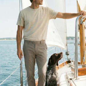 New York pantalone chino uomo in gabardina stretch regular fit ①