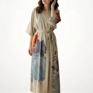 Kimono En Satin Pour Femme | Élégance Fluide