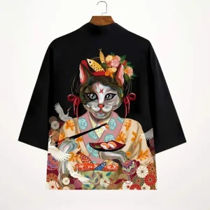 Kimono Court Japonais Femme | Vibe Urbaine