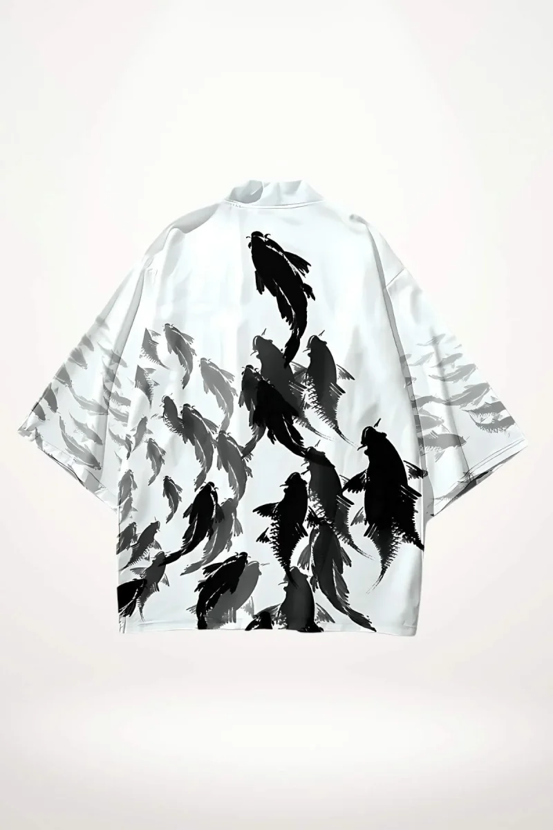 Kimono Femme Blanc | Vibe Nippone – Image 3