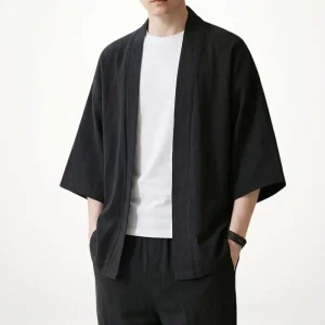 Veste Costume Kimono Homme | Élégance Intemporelle