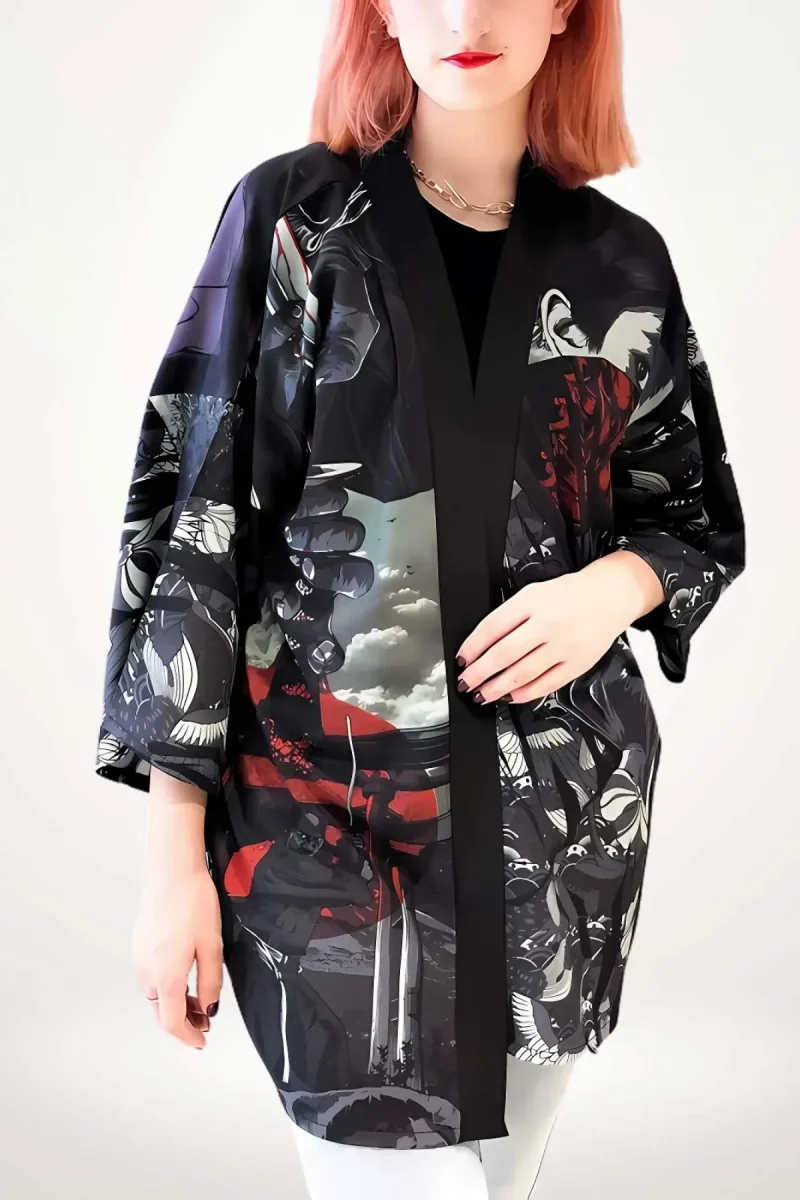 Kimono Léger Femme | Élégance Street Nippone – Image 3