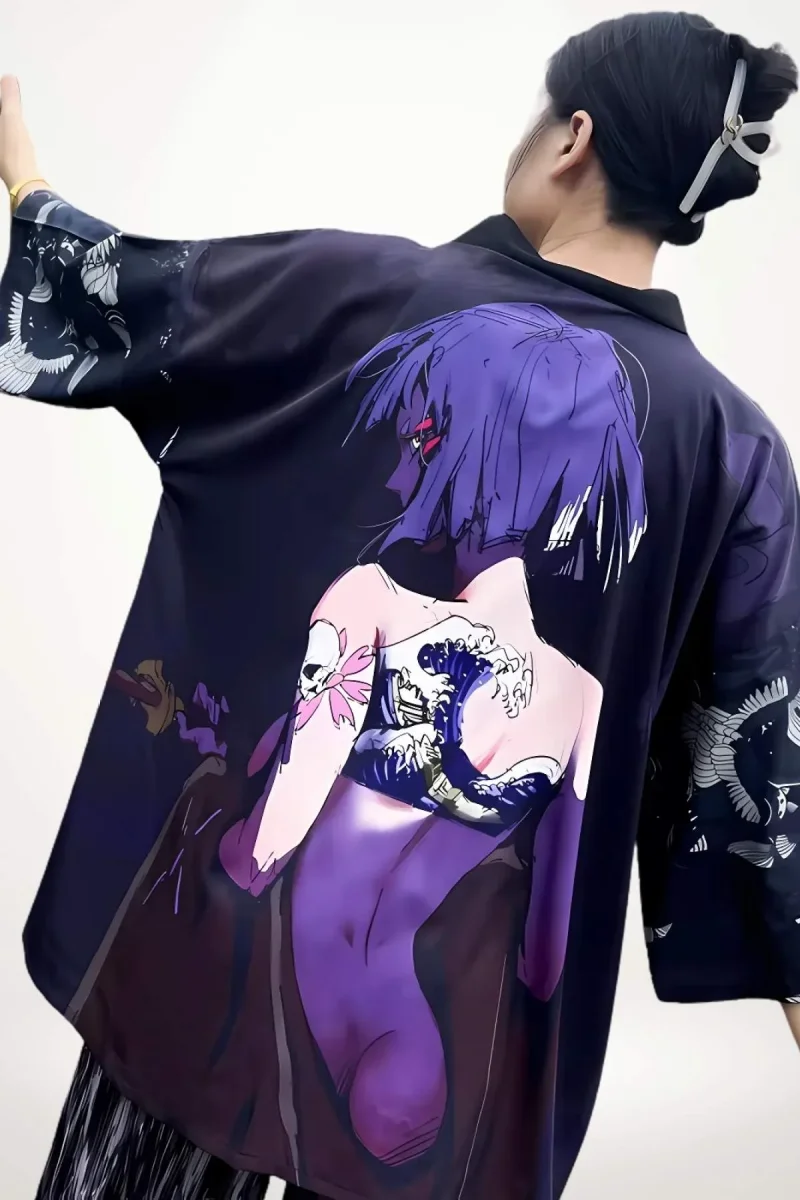 Kimono Léger Femme | Élégance Street Nippone – Image 5