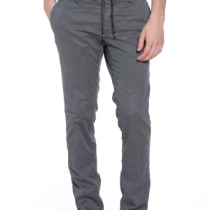 Milano Jogger pantalone chino jogger uomo in cotone e tencel extra slim fit