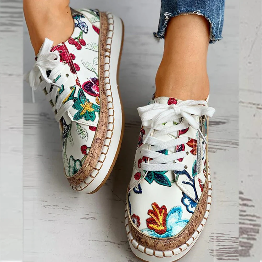 Baskets à fleurs tendance pour femmes | Confort – Image 8