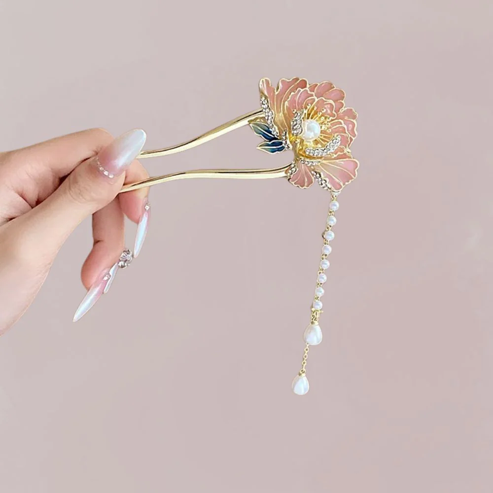 Épingle Cheveux Kimono Femme | Fleur Dorée Impériale