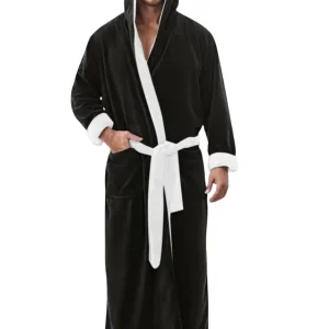 Peignoir Homme Noir