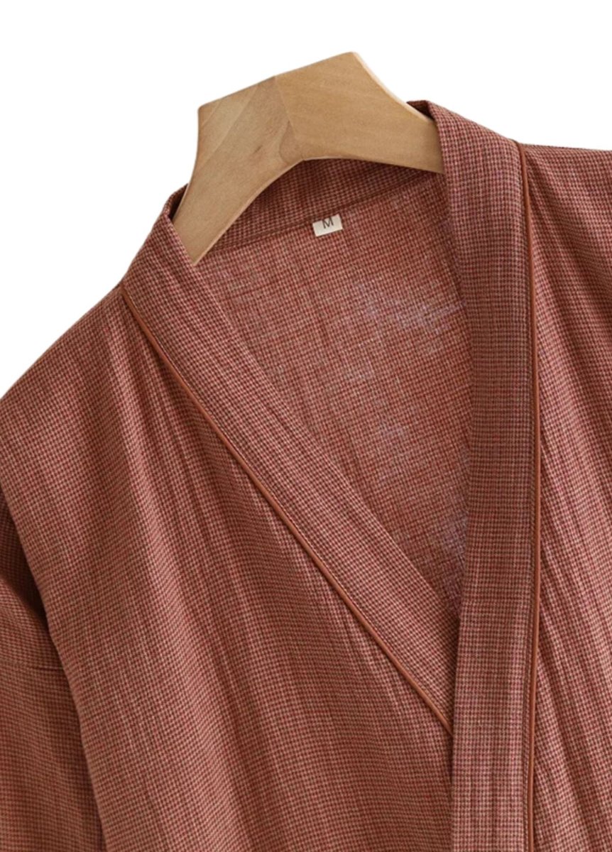 Peignoir Kimono Homme Coton – Image 6