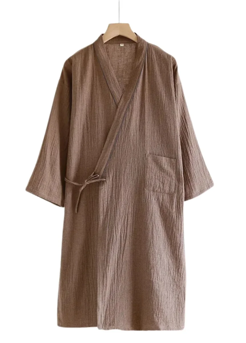 Peignoir Kimono Homme Coton – Image 4