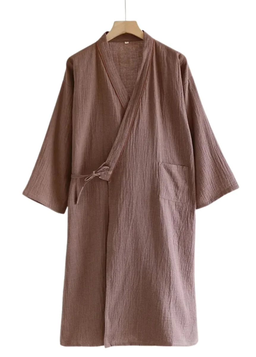 Peignoir Kimono Homme Coton – Image 3