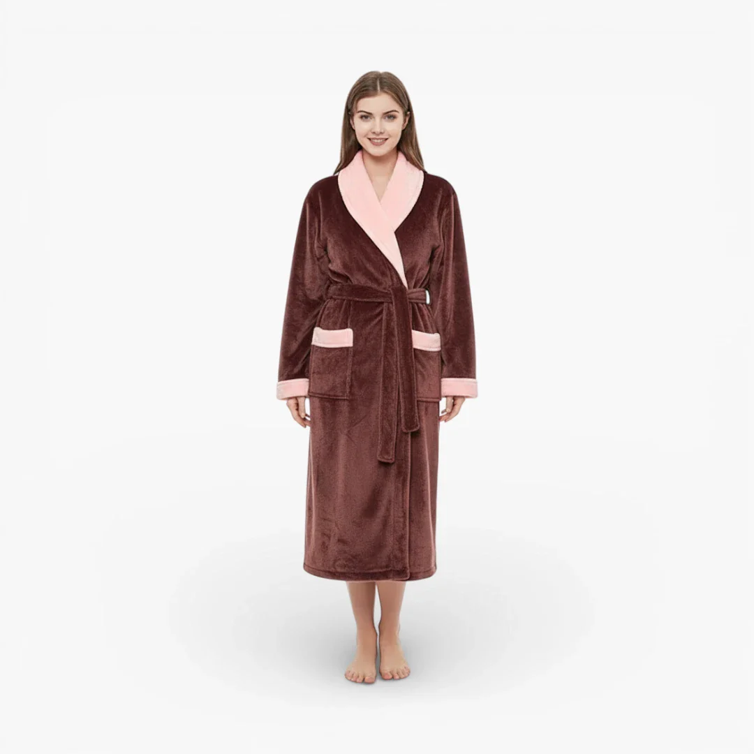 Peignoir Col Châle Femme – Image 3