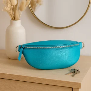 Banane cuir irisée "Bardot"