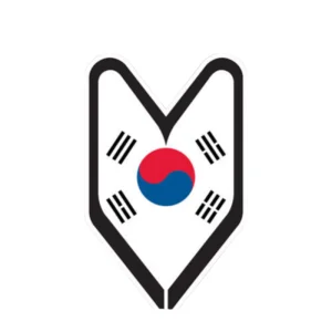 Autocollant Drapeau Corée du Sud