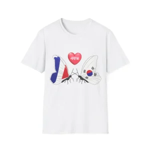 T Shirt Coréen Papillon