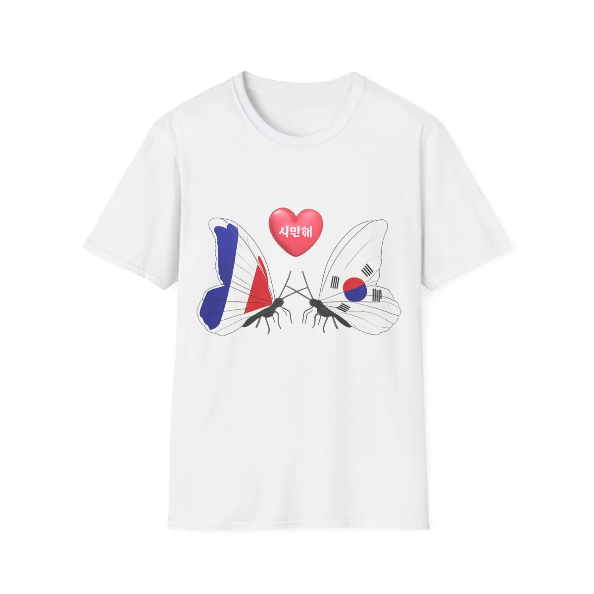 T Shirt Coréen Papillon