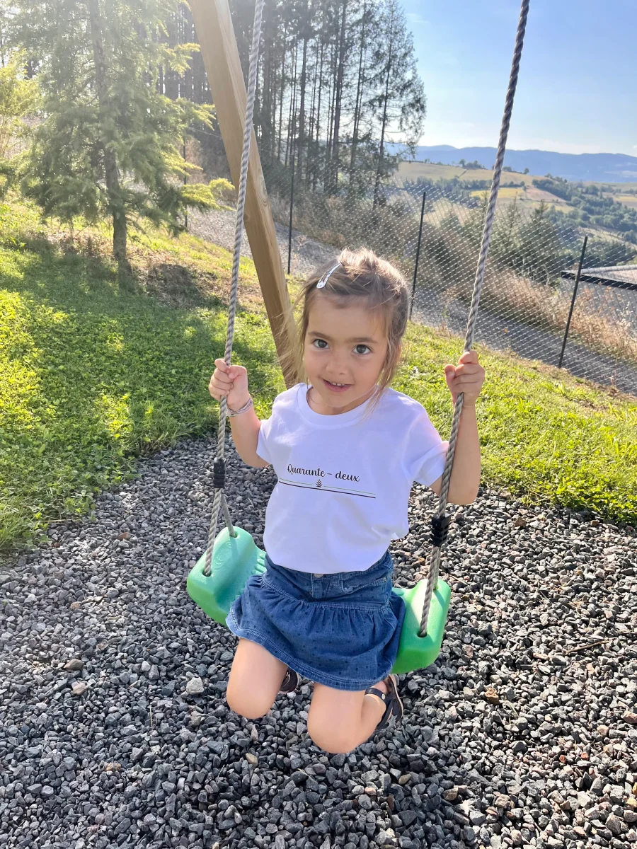 Tee-shirt 42 blanc enfant – Image 3