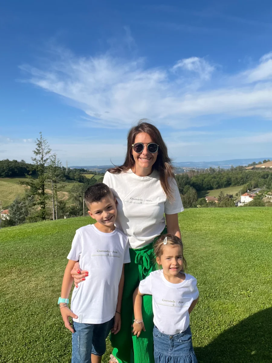 Tee-shirt 42 blanc enfant – Image 8