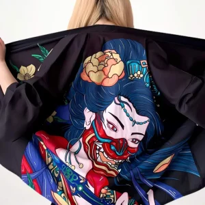 Veste Style Kimono Femme | Style Urbain Japonais