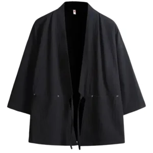 Veste Kimono Noir Homme