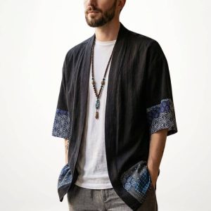 Homme Yukata | Élégance Décontractée